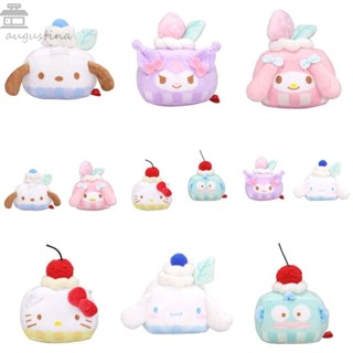 Augustina จี้ตุ๊กตาอนิเมะ My Melody Pochacco Kuromi Pochacco Charms Cinnamoroll ผ้ากํามะหยี่ขนนิ่ม ของขวัญคู่รัก สําหรับห้อยกระเป๋าเป้สะพายหลัง