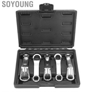 Soyoung 5pcs Engine Mount Socket Wrench Offset Rear Axle Camber Adjustment  Tool for Benz VAG