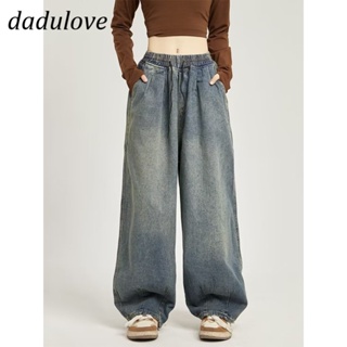 DaDulove💕 New American Style Ins High Street Hip Hop Jeans Niche High Waist Loose Wide Leg Pants plus Size Trousers