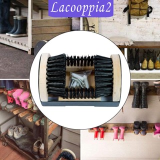 [Lacooppia2] แปรงทําความสะอาดรองเท้า ติดตั้งได้ สําหรับสวนกลางแจ้ง