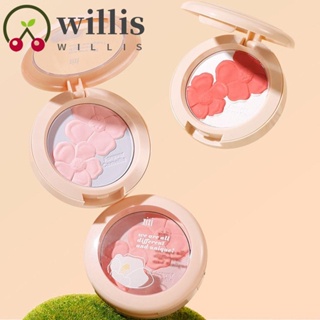 Willis พาเลทบลัชออน คอนทัวร์ เนื้อแมตต์ ไล่โทนสีพีช ผงบลัชออน ความงาม ใบหน้า สีชมพู สีแดง กันน้ํา แก้ม สําหรับผู้หญิง