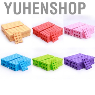 Yuhenshop 100pcs Sponge Toe Separator Soft Nail Art Finger Divider Spacer Manicure Pedicure Tool