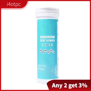 I4otpc แถบทดสอบตู้ปลา แม่นยํา รวดเร็ว อุปกรณ์เสริม สําหรับน้ําจืด น้ําเค็ม