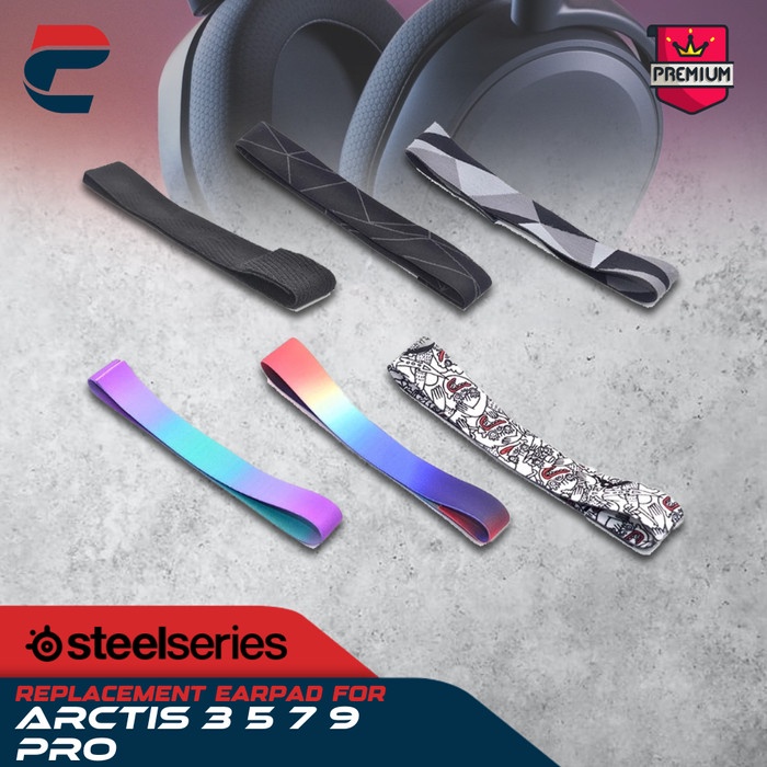 ชุดหูฟังหูฟังสําหรับเล่นเกม Steelseries Arctis 3 5 7 9x Pro