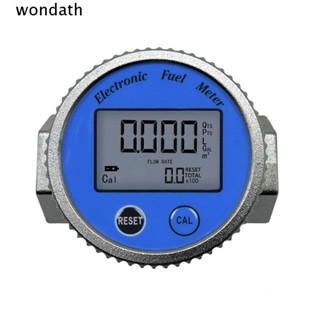 Wonda เครื่องวัดการไหลของน้ําดิจิทัล อลูมิเนียมอัลลอย NPT ความแม่นยําสูง ±1% 3/4 นิ้ว NPT 2-26.4 GPM