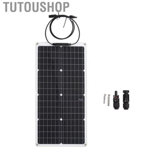 Tutoushop 50W 18V Solar Panel Monocrystalline IP65  Portable MX