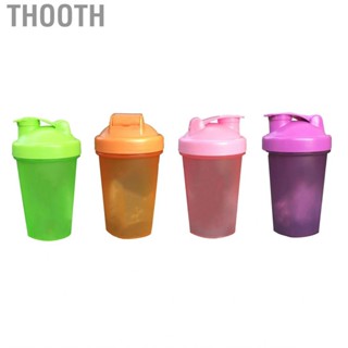 Thooth Protein  Shaker Cup PP Bottle with Stainless Steel Ball for Mixing 500ml