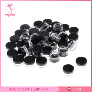 [MEGIDEAL] กระปุกใส่เครื่องสําอาง อายแชโดว์ แป้ง ลิป แบบพกพา 5 กรัม 50 ชิ้น