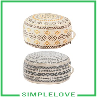 [Simple] ผ้าคลุมเก้าอี้ ปักลาย Ottomans ทรงกลม สําหรับตกแต่งห้องนอน