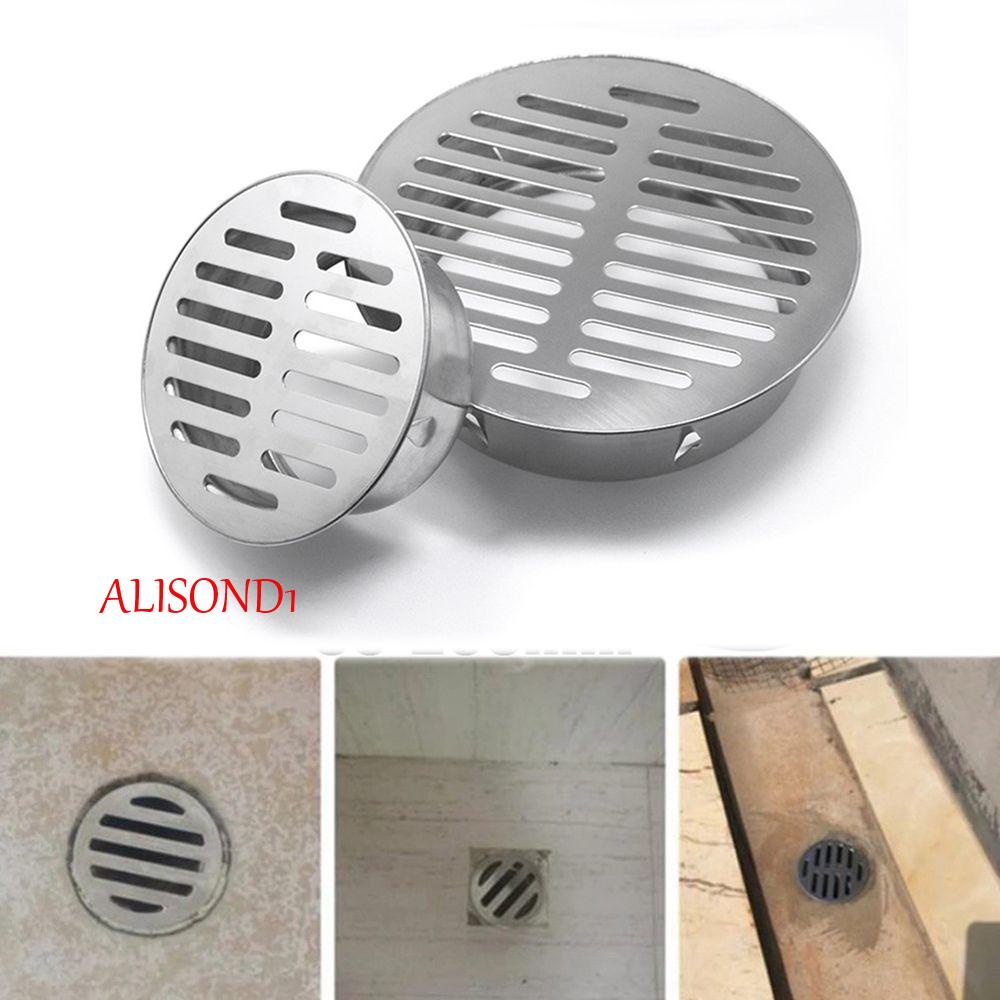 Alisond1 ท่อระบายน้ํา พื้น ป้องกันการปิดกั้น สเตนเลส ระบายน้ํา อุปกรณ์ห้องน้ํา ระเบียง กลางแจ้ง ฝน ท่อหมวก