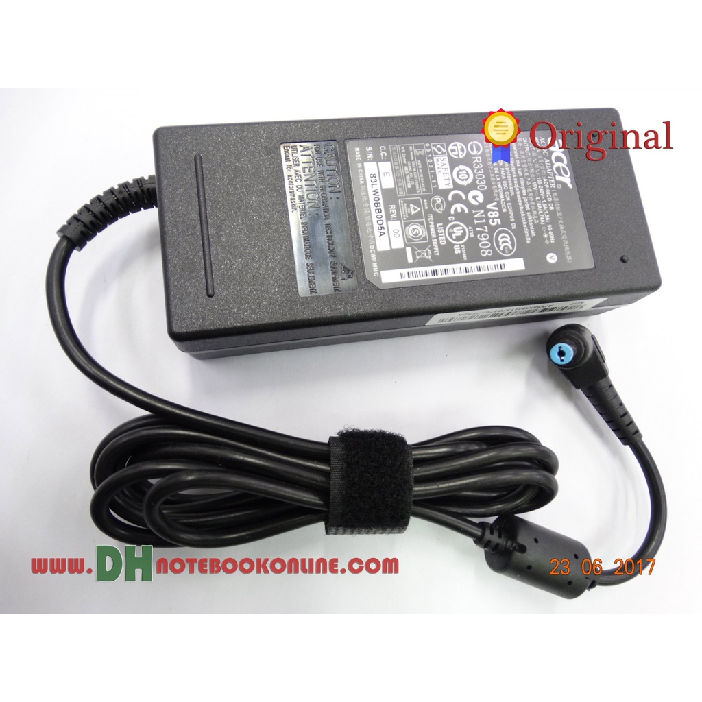 สายชาร์จ อแดปเตอร์ Adapter ACER 19V 4.74A [ 5.5*1.7 ] แท้  90W