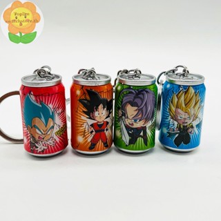 Toplan พวงกุญแจฟิกเกอร์การ์ตูนอนิเมะ Dragon Ball Son Goku Kakarotto Vegeta Trunks Cans ของเล่นสําหรับเด็ก