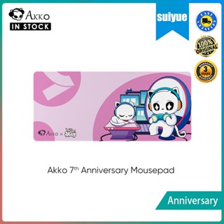 Akko 7th Anniversary แผ่นรองเมาส์เล่นเกม กันลื่น ขนาดใหญ่พิเศษ 90 ซม.*40 ซม. ทนทาน