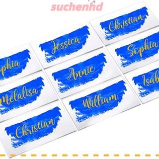 Suchenhd ป้ายอะคริลิคใส ทรงสี่เหลี่ยมผืนผ้า สําหรับตกแต่งโต๊ะงานแต่งงาน 10 ชิ้น