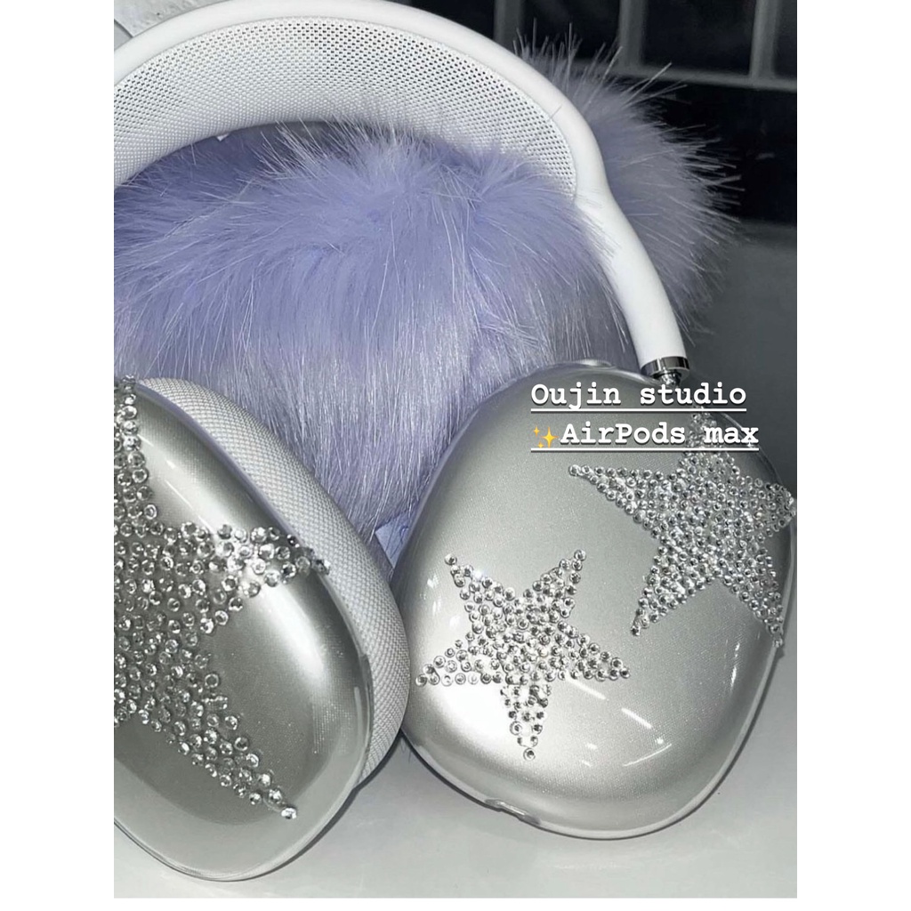 Oujin studio เคสป้องกันหูฟัง แบบนิ่ม สไตล์โฮมเมด สําหรับ AirPodsmax y2k