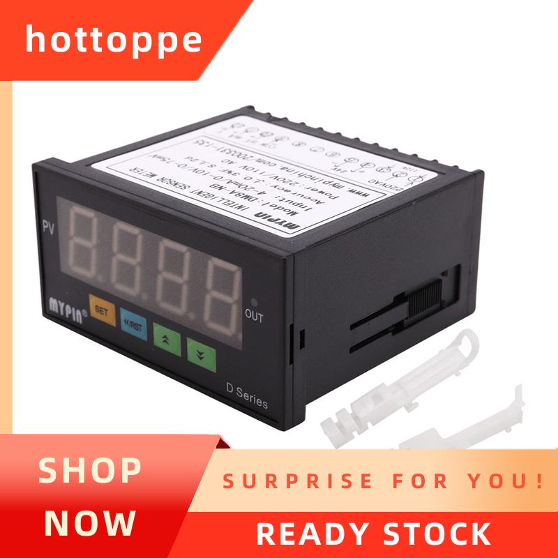 【hottoppe】mypin เครื่องวัดเซนเซอร์ดิจิทัล อเนกประสงค์ หน้าจอ Led 0-75Mv 4-20Ma 0-10V อินพุต