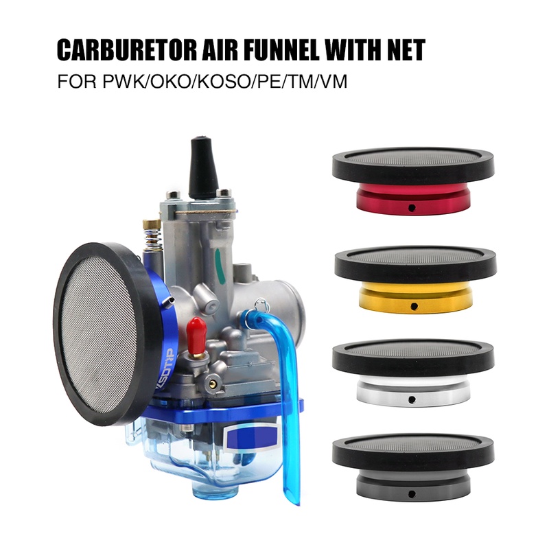 50/55mm Carburetor Donut Flat Funnel Carburetor Air Filter PWK21-30mm PE 28 30mm VM TM 32 34mm