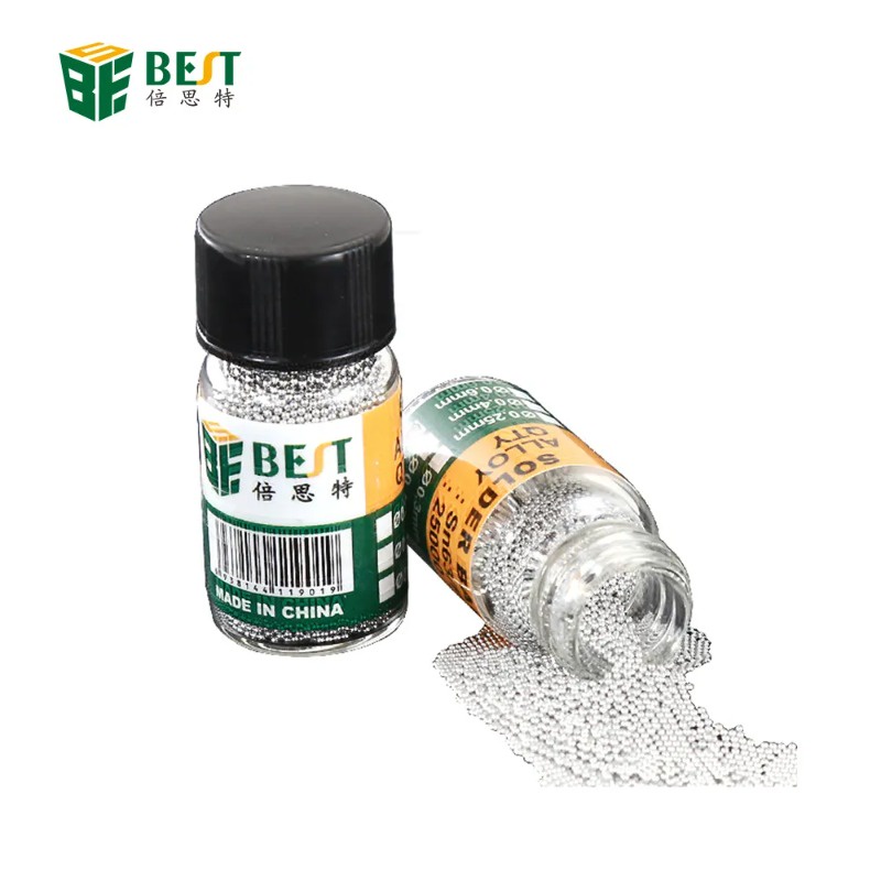 ชุดรีบอลบัดกรี BST-505 0.2 0.25 0.3 0.35 0.4 0.45 0.5 0.55 0.6 0.65 0.76 มม. BGA sn63 pb3 สําหรับชิปวงจรรวม BGA