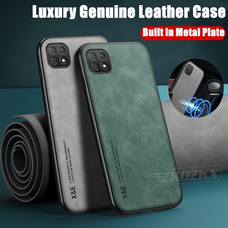 สําหรับ Samsung Galaxy Wide 5 6.6 นิ้ว SM-E426S SM-A226L Slim Minimalist ของแท้ Lamb หนังในตัวแผ่นโล