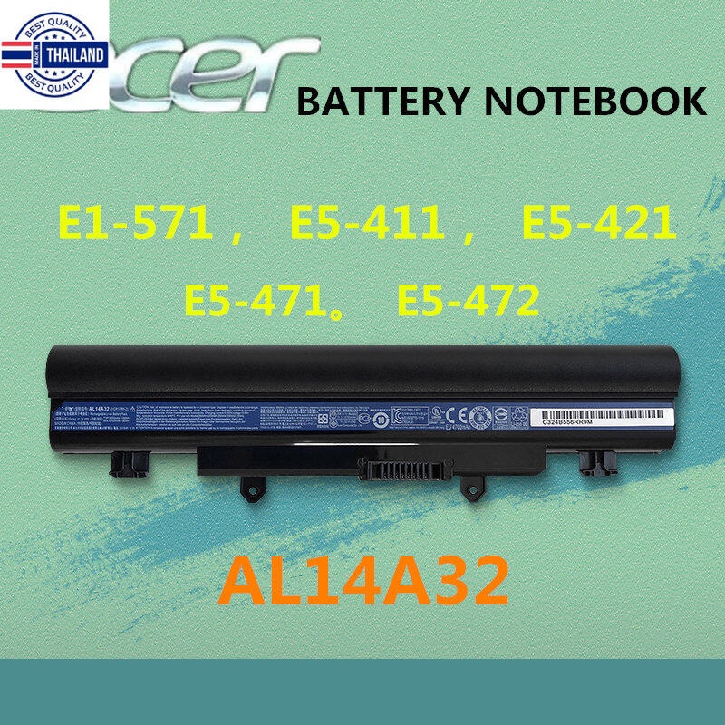Acer แตเตอรี่โน๊ตุ๊ค Battery รุ่น AL14A32 ASPIRE E14 E5 ASPIRE E14