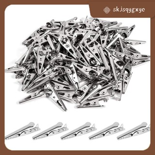 คลิปหนีบปากจระเข้ โลหะ ชุบนิกเกิล ขนาดเล็ก 1.06 นิ้ว 27 มม. …