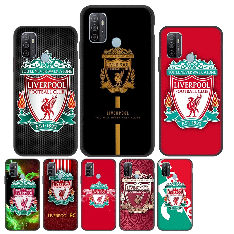 เคสโทรศัพท์ซิลิโคน TPU แบบนิ่ม ลายสโมสรฟุตบอล Liverpool สําหรับ OPPO R9 F1 Plus R9S A16 A16S 2021 A9