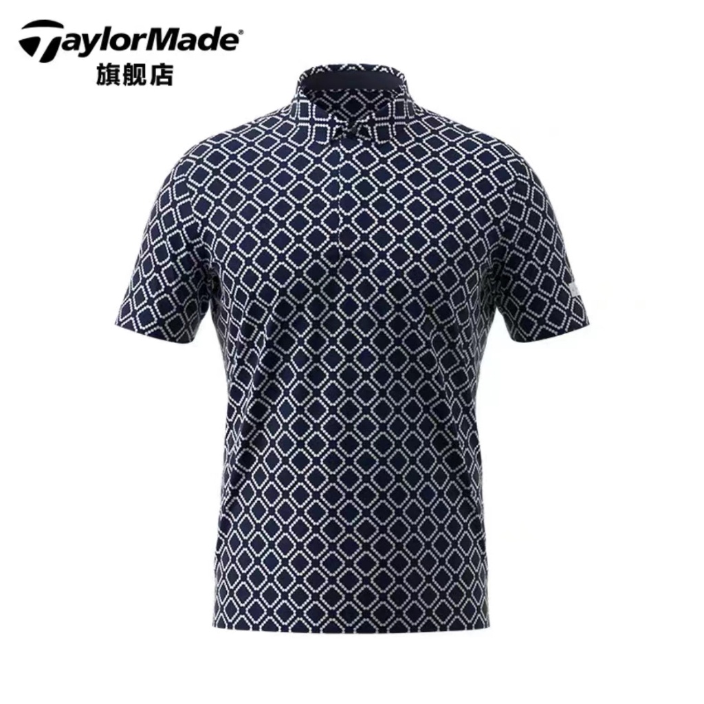 Taylormade Made เสื้อโปโลแขนสั้น ระบายอากาศ เหมาะกับฤดูร้อน สําหรับผู้ชาย ใส่เล่นกีฬากอล์ฟ