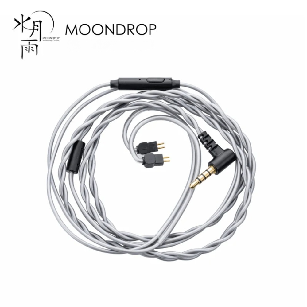 Moondrop MC1 สายไมโครโฟนอเนกประสงค์ 3.5 มม.หูฟังอัพเกรดสายพร้อมไมโครโฟน 0.78 มม.-2pin สําหรับ Chu ii 2