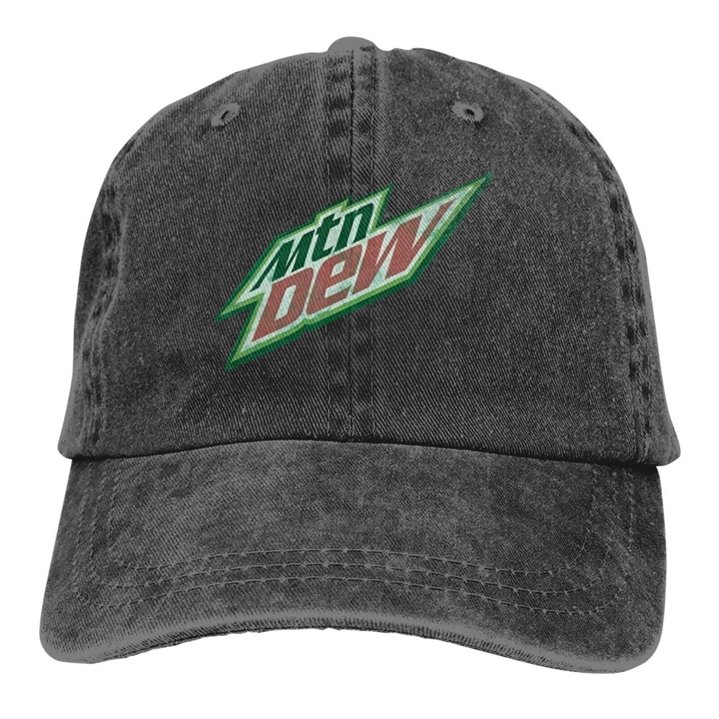 แฟชั่นใหม่ Trevco Mountain Dew Distress โลโก้หมวกปรับได้รุ่นคู่