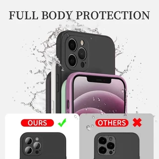 Original SquareซิลิโคนเหลวสําหรับiPhone 17 16 Pro Max 15 Pro Max 7 8 Plus 14 15 Plus 12Pro 12 Pro Max 15 16 Plus 13 14 Pro Max 17 Pro Max 17 Airกันกระแทกนุ่มกรณี