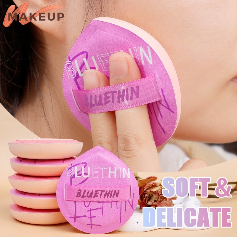 [ Featured ] BLUETHIN พัฟฟองน้ําแต่งหน้า ขนาดใหญ่ พัฟฟองน้ําแต่งหน้า แบบเปียก และแห้ง / พัฟฟองน้ําแต่งหน้า ล้างทําความสะอาดได้ / พัฟสําลี ทรงหยดน้ํา ลูกกวาด แป้ง / อุปกรณ์เครื่องสําอาง / เครื่องมือแต่งหน้า