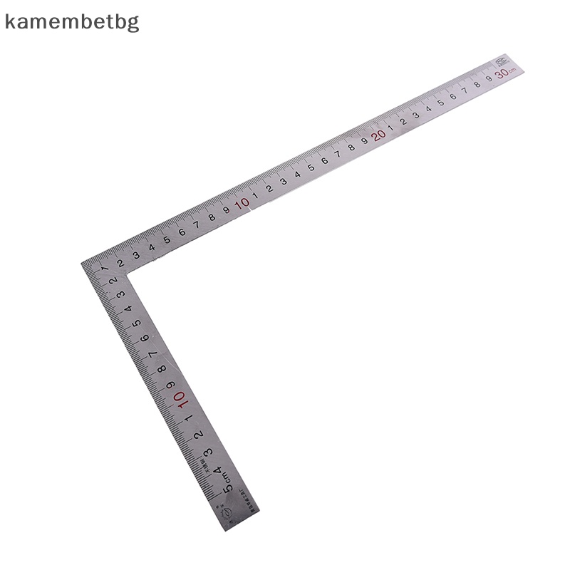 Kamembetbg ไม้บรรทัดสเตนเลส สเกล 90 องศา สเกล 15x30 ซม. - รูปที่ 6