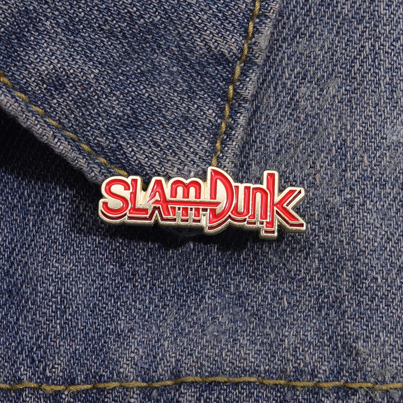 เข็มกลัด รูปการ์ตูนอนิเมะ Slam Dunk สไตล์ญี่ปุ่น เครื่องประดับแฟชั่น สําหรับเพื่อน