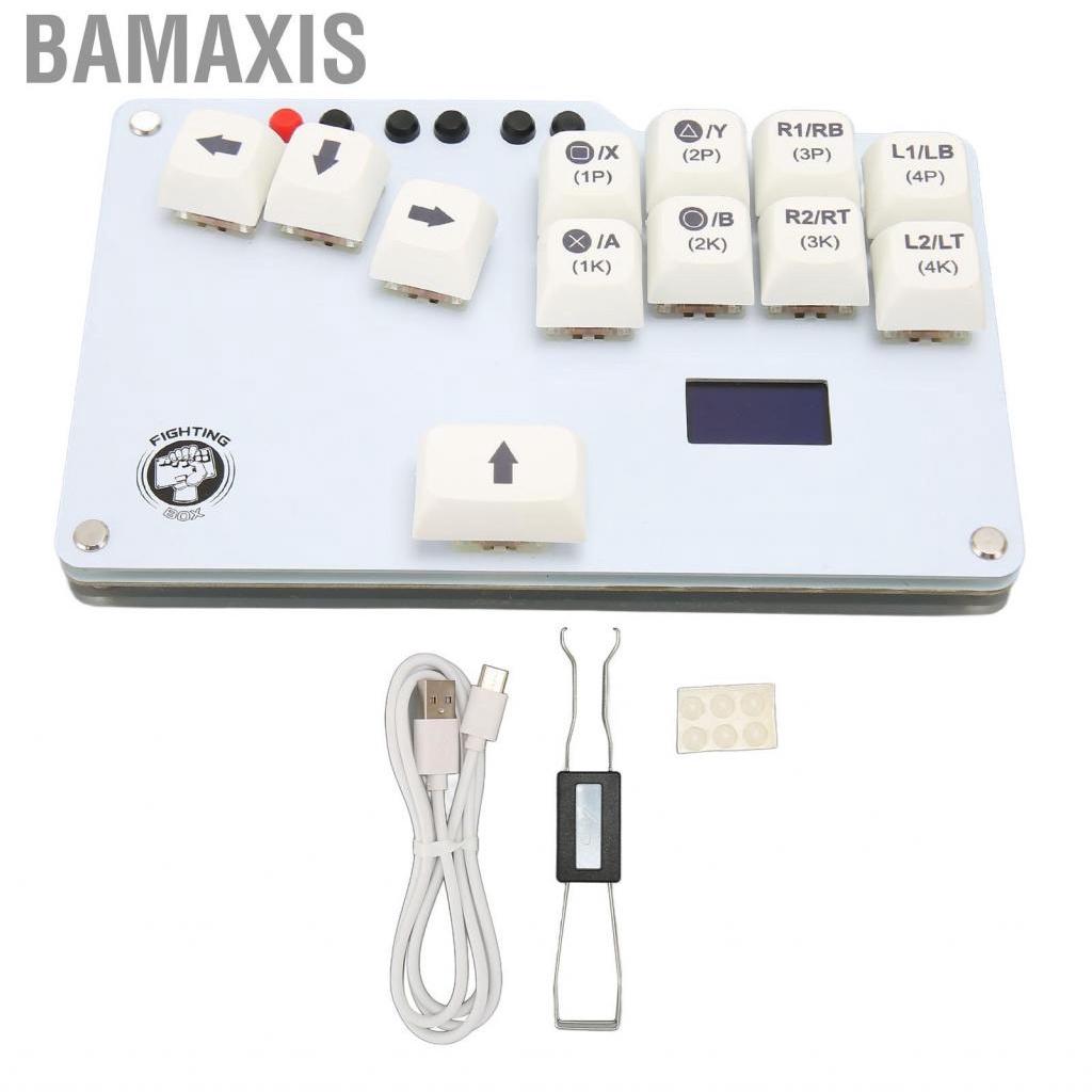 Bamaxis สำหรับกล่องต่อสู้ Hitbox WASD GP2040 CE Fightstick Arcade Fight WPD