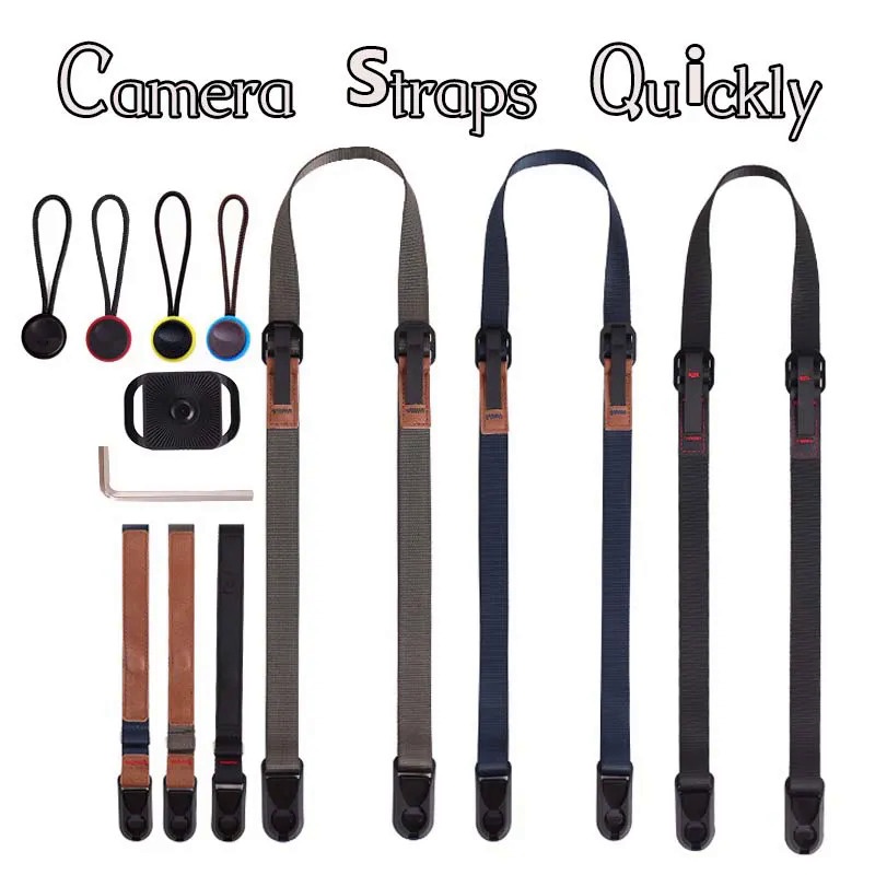 Quick Release camera strap Universal Canon R8 R10 R7 R5 Sony A7R3 R4 R5 Nikon Z30 Z6 Z7 z9 Fuji Xt5 