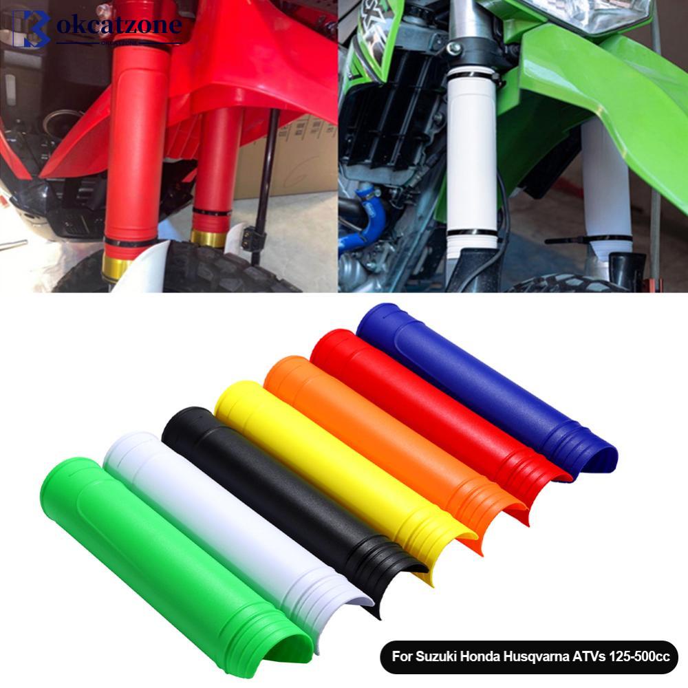 Okcatzone ฝาครอบโช๊คอัพรถจักรยานยนต์ สําหรับ Suzuki ATVs 125-500cc O5P4 1 คู่