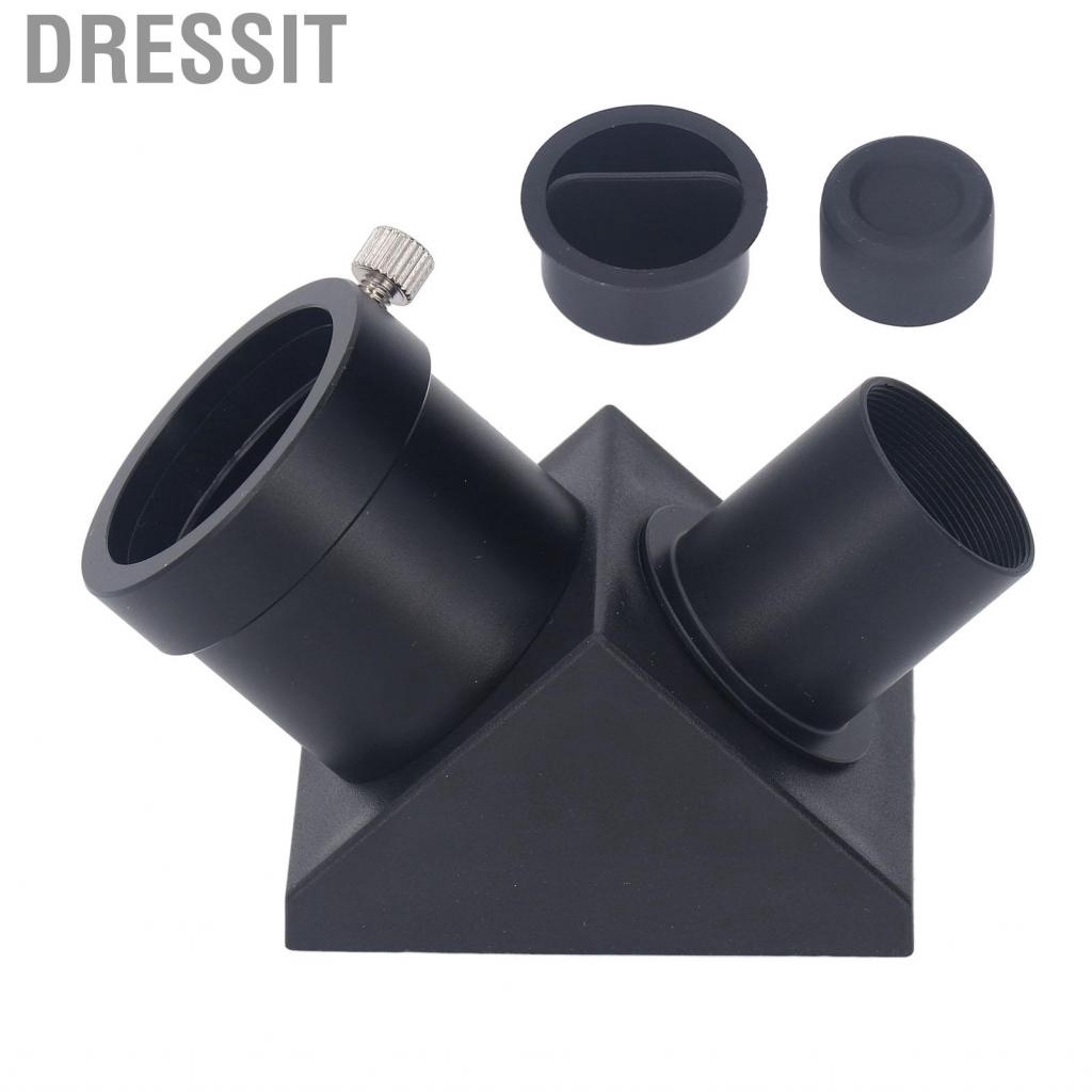 Dressit Diagonal Mirror  1.25 Inches 0.965 Interface 90 Degree Adapter Fully Coated Lens for Celestial Observation
