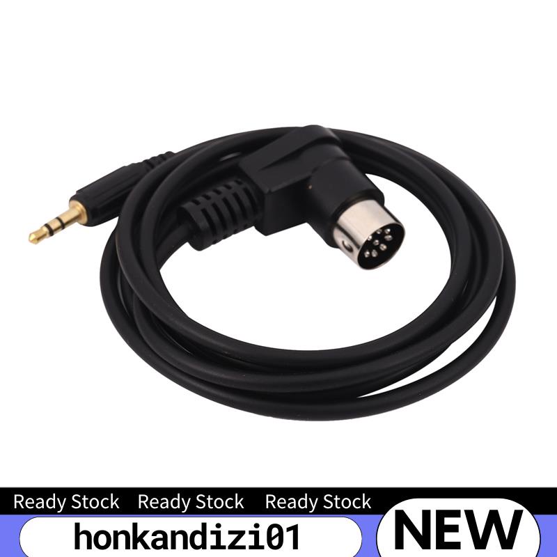 รถ 3.5 มม.AUX Input Adapter สายสัญญาณเสียง Mini Jack AUX 8-Pin M-BUS CD Changer สําหรับ Alpine Gold 