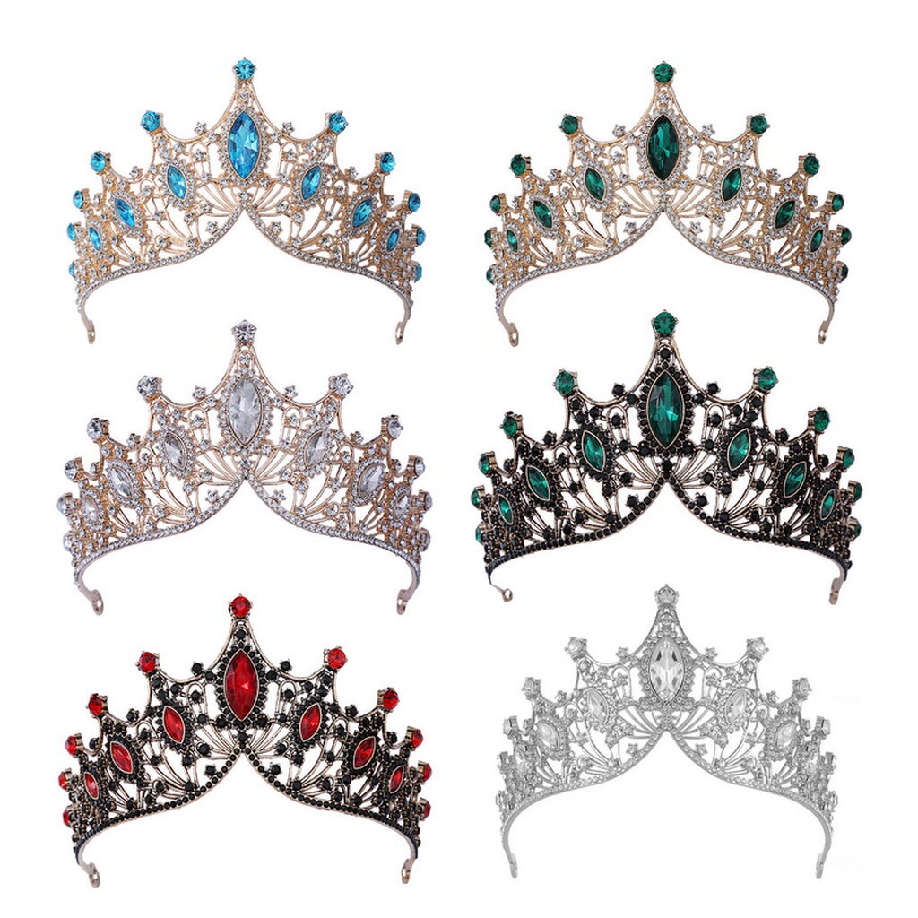 As2322- พร้อมส่งจากไทย มงกุฎเพชรประดับ แวววาว สวยหรูดูแพงเหมือนแบบ เด็กโต-ผู้ใหญ่ เส้นผ่าศูนย์กลาง 15.5cm.ดัดปรับขนาด...