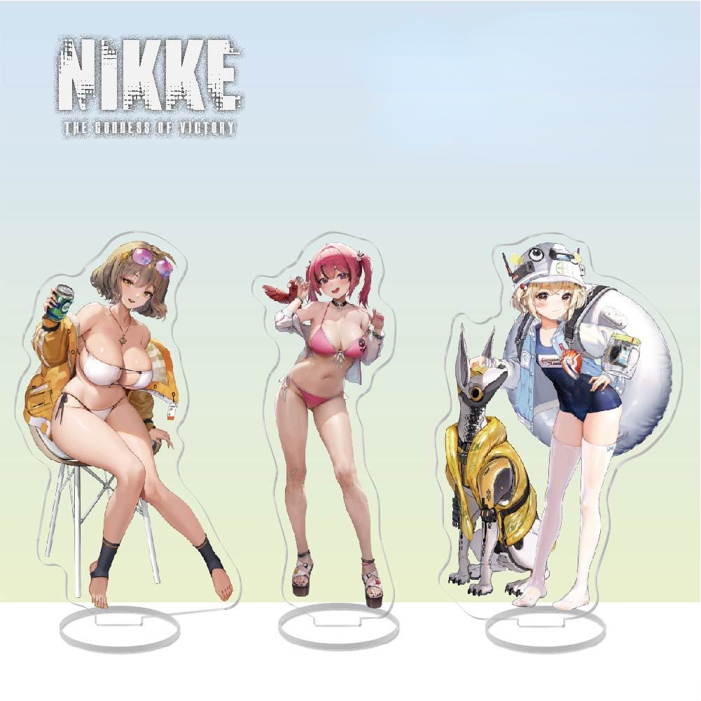 โมเดลอะคริลิค รูปการ์ตูน Nikke Goddess of Victory ขนาดใหญ่ สําหรับตกแต่งบ้าน