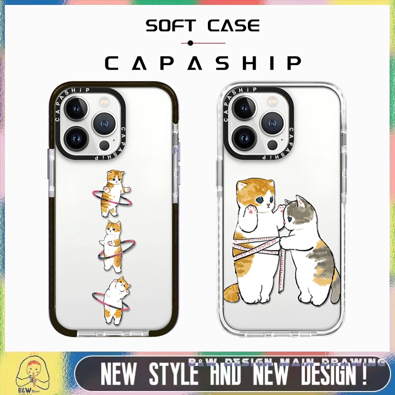 เคสโทรศัพท์มือถือแบบนิ่ม กันกระแทก ลายแมวลดน้ําหนัก สําหรับ iPhone 15ProMax 15Pro 15Plus 15 14 13 12 11 Pro Max X XS XR