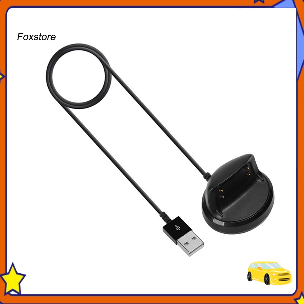 [Fx] แท่นชาร์จสมาร์ทวอทช์ USB สําหรับ Samsung SM-R360 Gear Fit2 Pro SM-R365