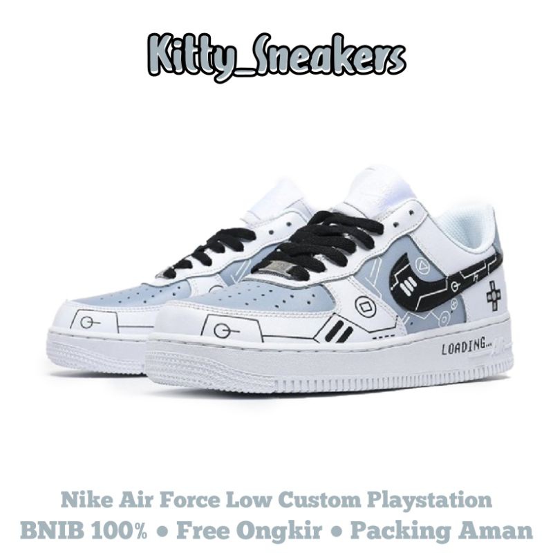 Nike Air Force 1 Low Custom Playsation Ps5