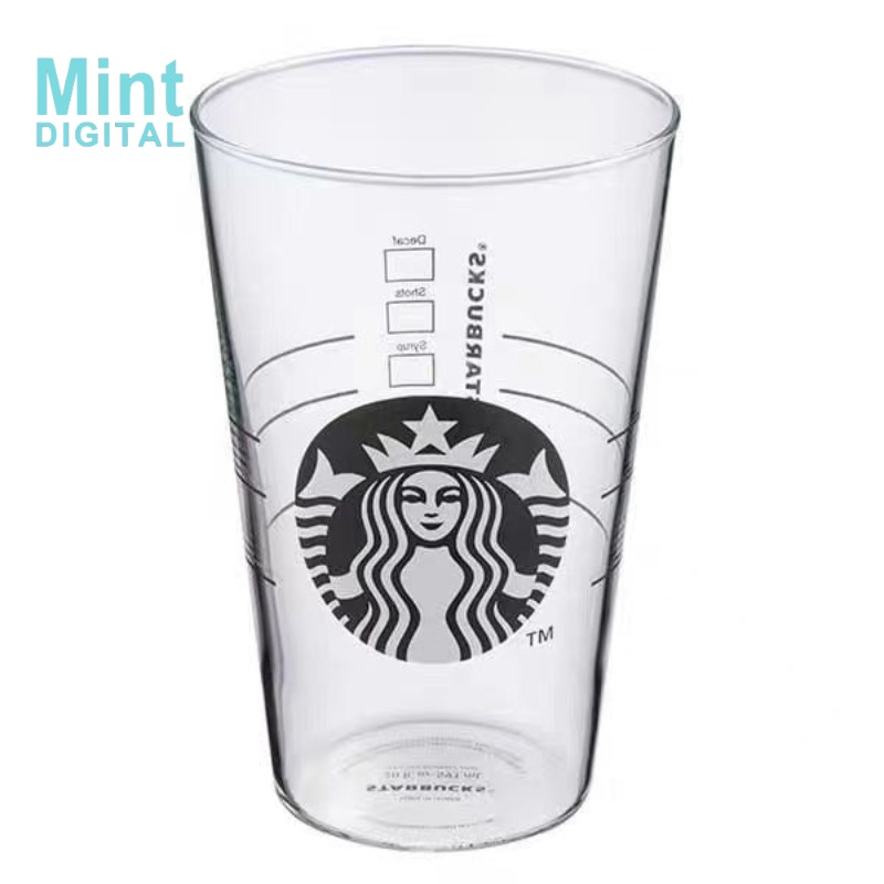 Starbucks Tumbler Cup 473ml/500ml/591ml แก ้ วใสเครื ่ องดื ่ มเย ็ นถ ้ วยกาแฟ Starbucks ถ ้ วยดื ่ ม