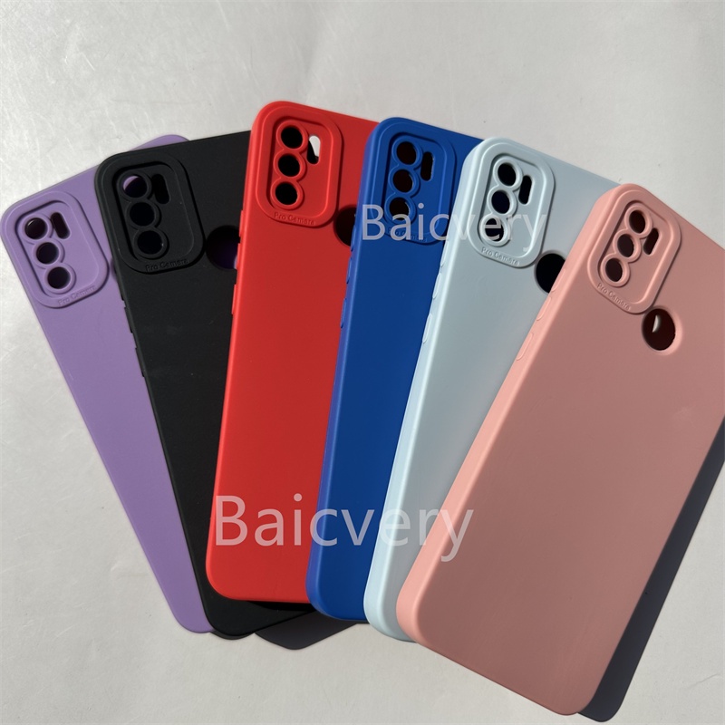 Tecno Spark 5 Air / Spark 6 Air เคสโทรศัพท์ เนื้อแมตต์ สีสัน นิ่ม ซิลิโคนเหลว เคสป้องกันกล้อง Tecno Spark 5 Air / Spark 6 Air ฟิล์มกระจกนิรภัย