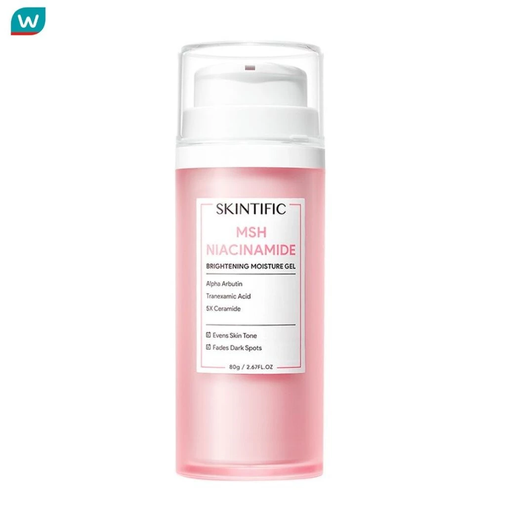 Skintific สกินทิฟิค MSH ไนอาซินาไมด์ ไบร์ทเทนนิ่ง มอยส์เจอร์ เจล 80 กรัม
