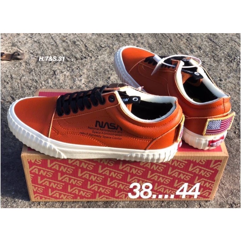 ( Vans Old Skool NASA Space Voyager Collection shoes รองเท้าผ้าใบ รองเท้าVans สินค้าพร้อมกล่อง แนวโ