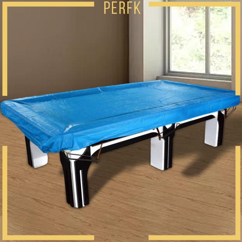 [Perfk] ผ้าคลุมโต๊ะสนุกเกอร์ บิลเลียด บิลเลียด PVC กันน้ํา กันฝุ่น 7 8 9 10 12 ฟุต