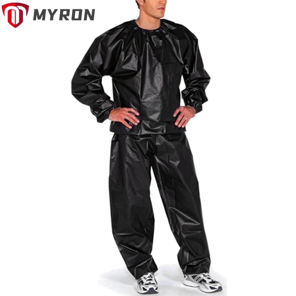 Myron ชุดออกกําลังกาย ยิม ฟิตเนส S-4XL ซาวน่า ชุดเหงื่อ เสื้อฮู้ด ป้องกันการฉีกขาด ลดน้ําหนัก ชุดกีฬา ซาวน่า ฟิตเนส ยิม