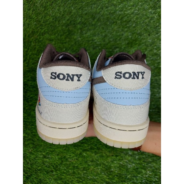 Nike SB Dunk x Playstation x Travis Scott สีน้ำเงิน รองเท้า Hot sales